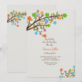 Invitation de l'étreinte du printemps (Devant / Derrière)