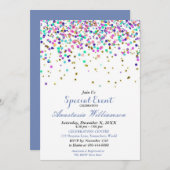 INVITATION DE L'ÉVÉNEMENT DE FÊTE (Devant / Derrière)