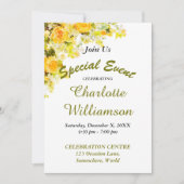 INVITATION DE L'ÉVÉNEMENT FÊTE (Devant)