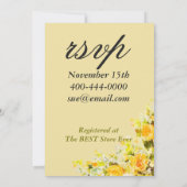 INVITATION DE L'ÉVÉNEMENT FÊTE (Dos)