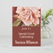 INVITATION DE L'ÉVÉNEMENT FÊTE (Debout devant)