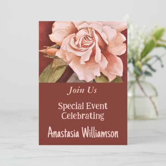 INVITATION DE L'ÉVÉNEMENT FÊTE (Debout devant)