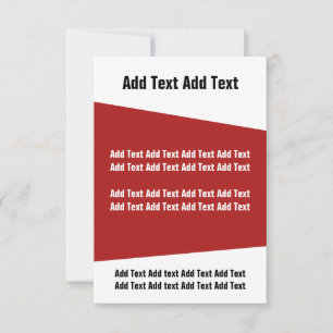 Invitation de l'événement Red and White Modern Bus