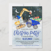 Invitation de l'excavatrice de la fête de Noël du  (Devant)