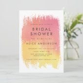 Invitation de l'Fête des mariées de coucher de sol (Debout devant)