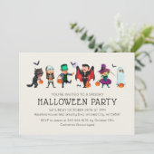 Invitation de l'Halloween Costume pour enfants (Debout devant)