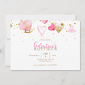 Invitation de l'happy hour de Galentine (Devant)