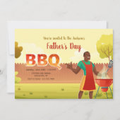 Invitation de l'heure barbecue (Devant)