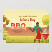 Invitation de l'heure barbecue (Devant / Derrière)