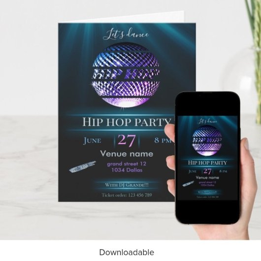 invitation de l'Hip hop