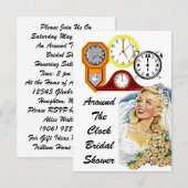 Invitation De L'Hôte Autour De L'Horloge À La Douc (Devant / Derrière)