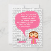 Invitation de Libra Kids Party (Dos)