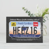 Invitation de licence Boy's 16th Birthday South Ca (Debout devant)