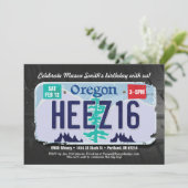 Invitation de licence de l'Oregon pour le 16e anni (Debout devant)