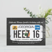 Invitation de licence Géorgie pour le 16e annivers (Debout devant)