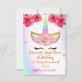 Invitation de licorne (Devant)