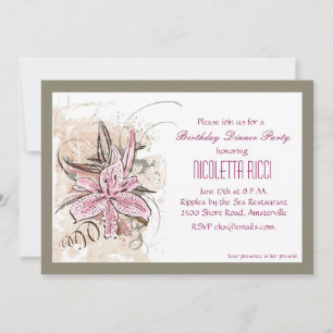 Invitation de Lily rose