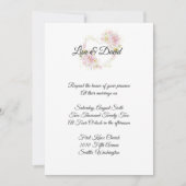 Invitation de Lily rose faire-part de mariage (Devant)
