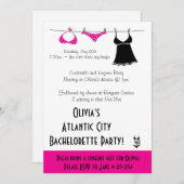 Invitation de Lingerie Bachelorette (Devant / Derrière)