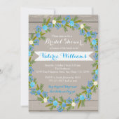 Invitation de l'invitation à la douche de couleur  (Devant)