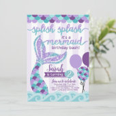 Invitation de l'invitation à la fête d'anniversair (Debout devant)