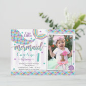 Invitation de l'invitation à la fête d'anniversair (Debout devant)