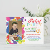 Invitation de l'invitation à l'art de la partie de (Debout devant)