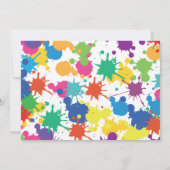 Invitation de l'invitation à l'art de la partie de (Dos)