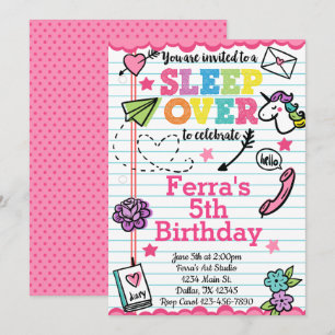 Invitation de l'invitation d'anniversaire de la fê