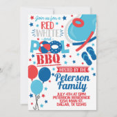 invitation de l'invitation de la partie 4 juillet (Devant)