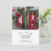 Invitation de l'Invitation de la Partie de double (Debout devant)