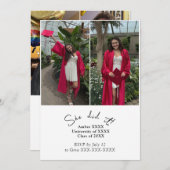 Invitation de l'Invitation de la Partie de double (Devant / Derrière)