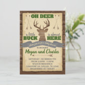 Invitation de l'invitation du Baby shower Deer Ant (Debout devant)