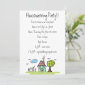 Invitation de l'Invitation du parti de déménagemen (Debout devant)