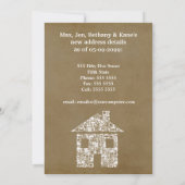 Invitation de l'Invitation du parti de déménagemen (Dos)