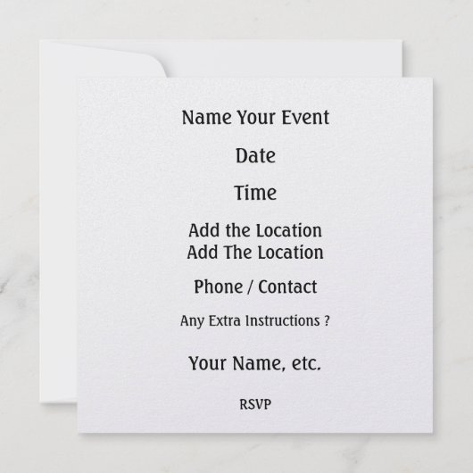 Invitation de lion audacieuse - SRF (Dos)