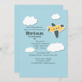 Invitation de Little Aviator (Devant / Derrière)