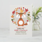 Invitation de Little Brown Fox (Debout devant)