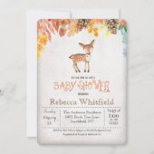 Invitation de Little Deer Baby shower (Devant)
