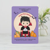 Invitation de Little Dracula (Debout devant)