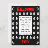 Invitation de Little Ghost Party (Devant)