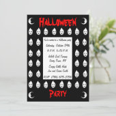 Invitation de Little Ghost Party (Debout devant)