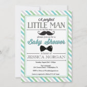 Invitation de Little Man Baby shower (Devant)