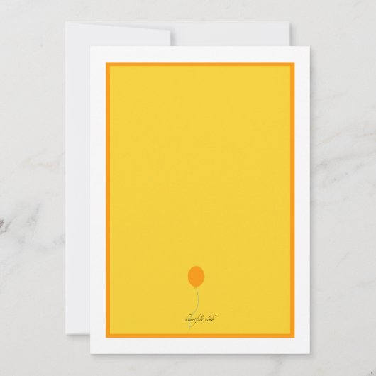 Invitation de Little Monster (Dos)