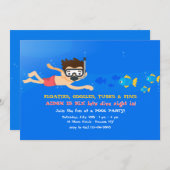 Invitation de Little Snorkeler (Devant / Derrière)