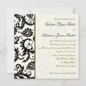 Invitation de l'ivoire, de l'or et du Mariage dama (Dos)