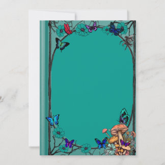 Invitation de livre de contes fantaisiste