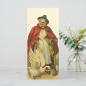 Invitation de livre d'histoires victorien vintage  (Debout devant)