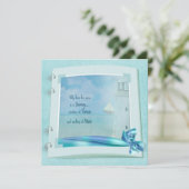 Invitation de livre Mariage phare (Debout devant)