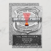 Invitation de l'officier de police (Devant / Derrière)